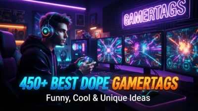 450+ dope gamertags with funny, cool, unique, and creative gaming name ideas