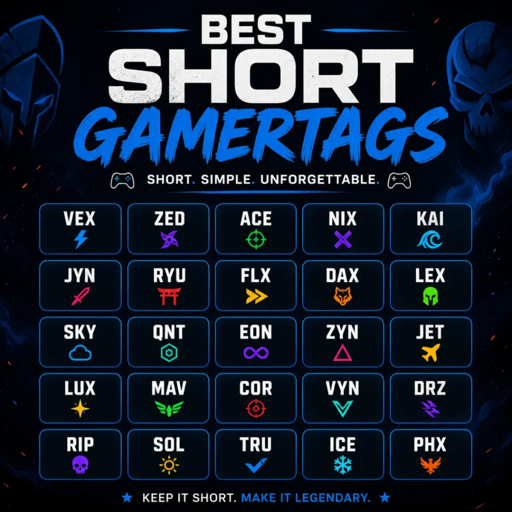 Best Short Gamertags