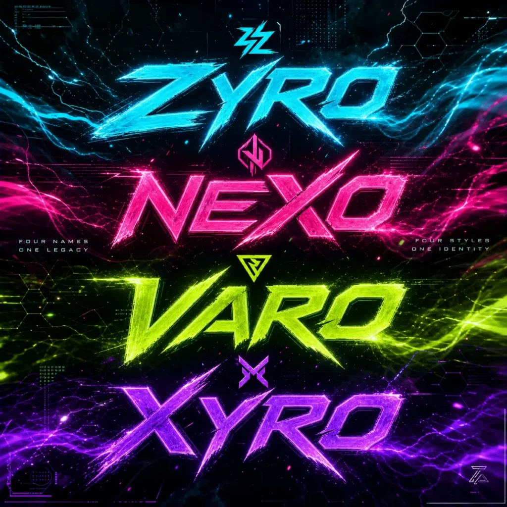 Unique Cool Short Gaming Names