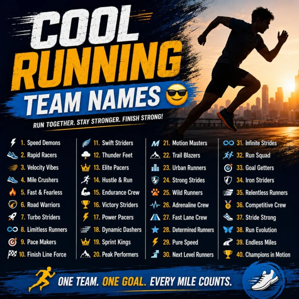 Cool Running Team Names 😎