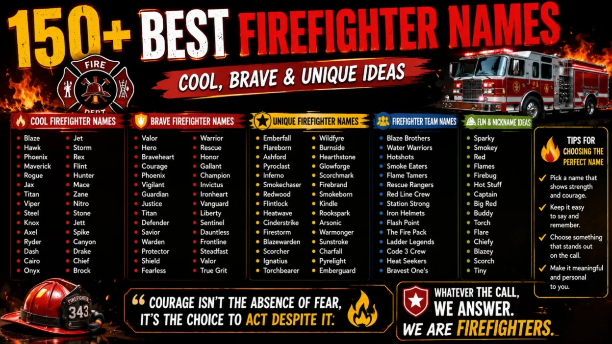 Firefighter Names