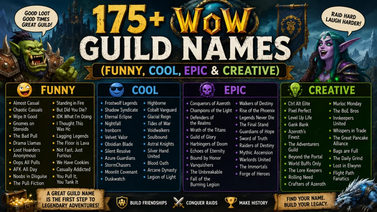 WoW Guild Names