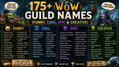 WoW Guild Names