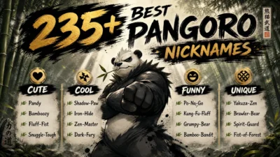 Pangoro Nicknames