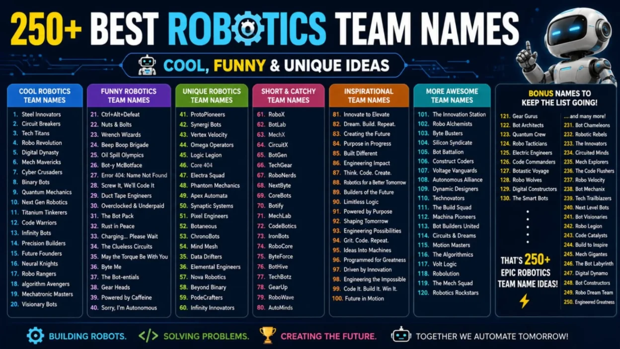 Robotics Team Names