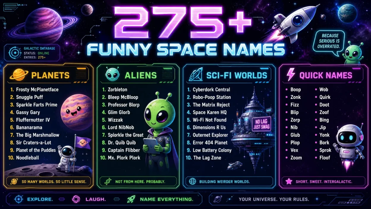 Funny Space Names