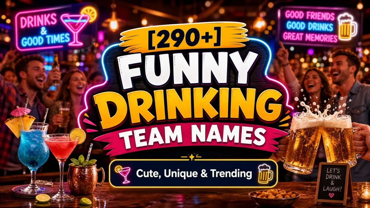 Funny Drinking Team Names