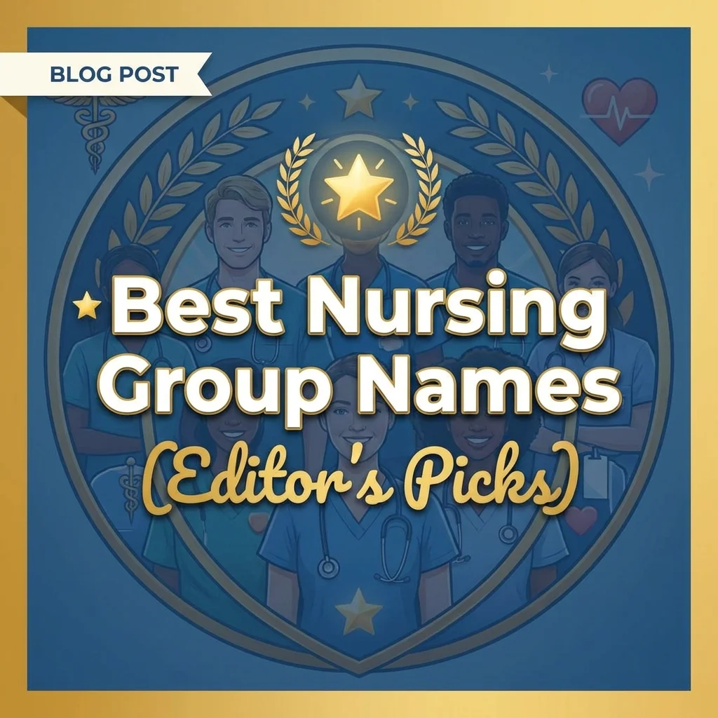 Best nursing group names featuring creative, professional, and inspiring ideas for nurse teams