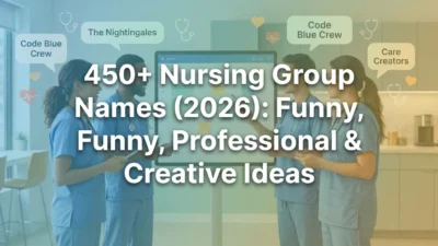 450+ nursing group names for funny, professional, and creative healthcare team ideas in 2026