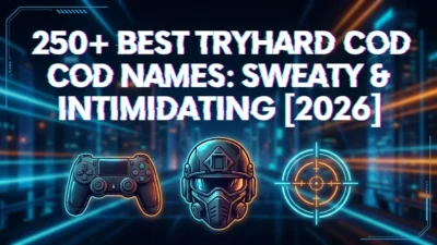 250+ best tryhard COD names with sweaty, intimidating, and competitive gaming ideas for 2026