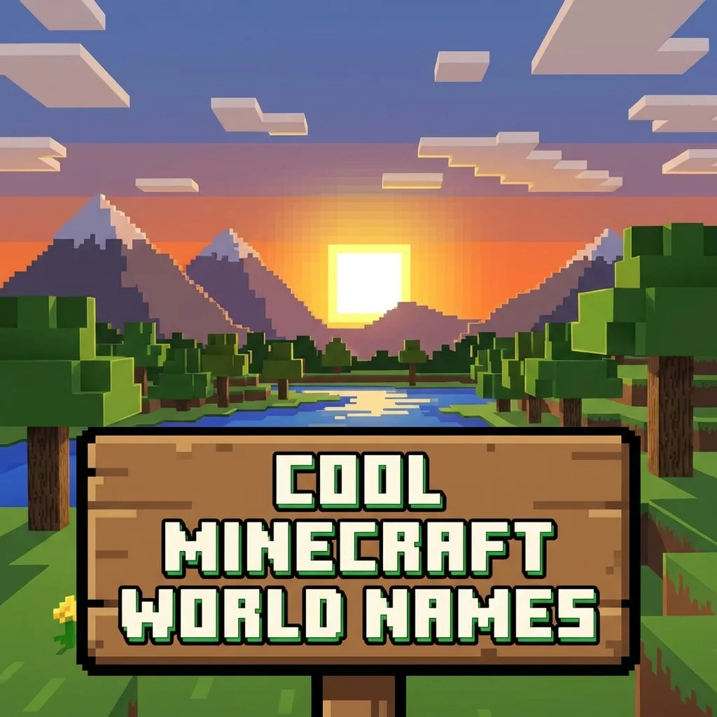 Cool Minecraft world names with cute, creative, and unique ideas for your next adventure