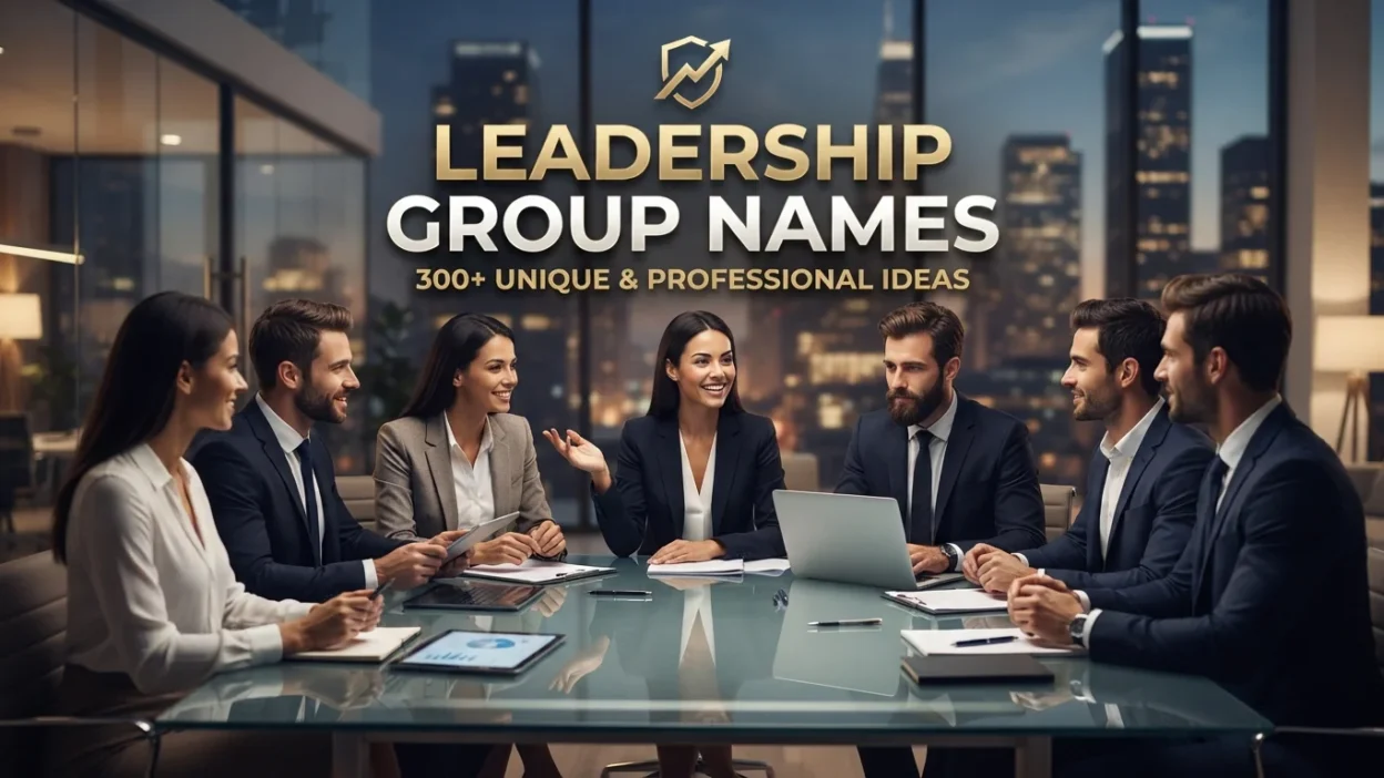 Leadership group names with 300+ unique, professional, and inspiring ideas for teams