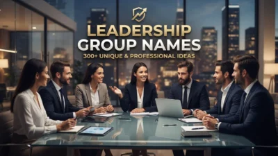 Leadership group names with 300+ unique, professional, and inspiring ideas for teams