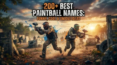 200+ best paintball names with funny, cool, and unique ideas