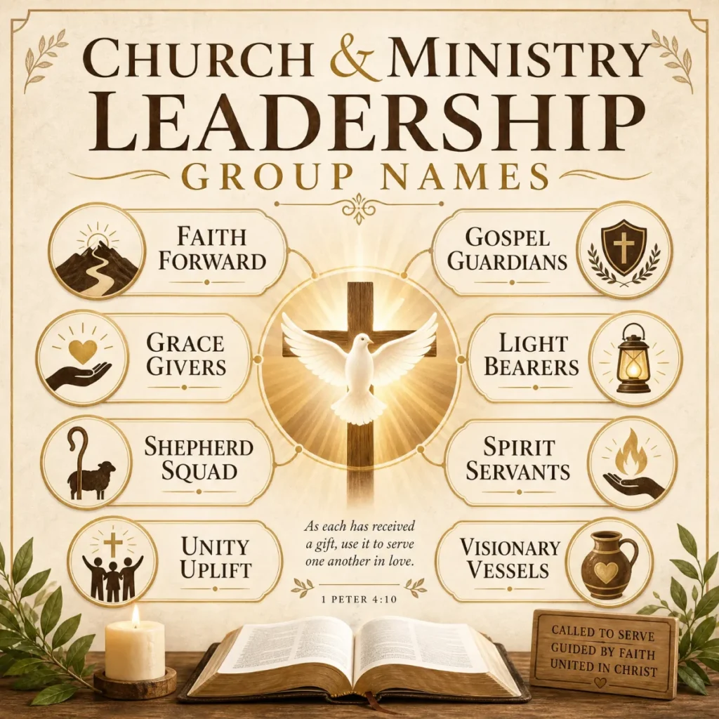 Church & Ministry Leadership Group Names ⛪