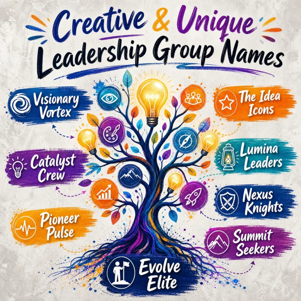 Creative & Unique Leadership Group Names 🎨