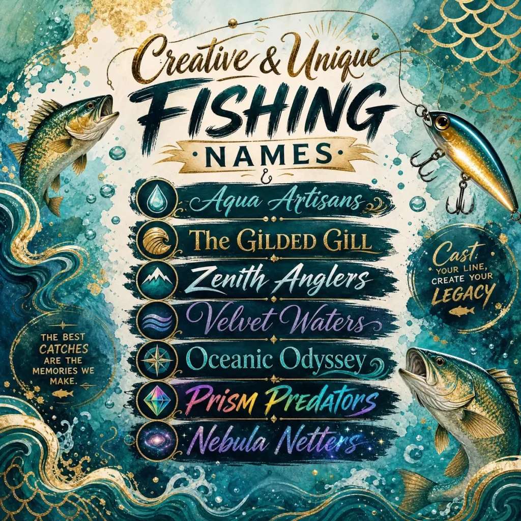 Creative & Unique Fishing Names π¨