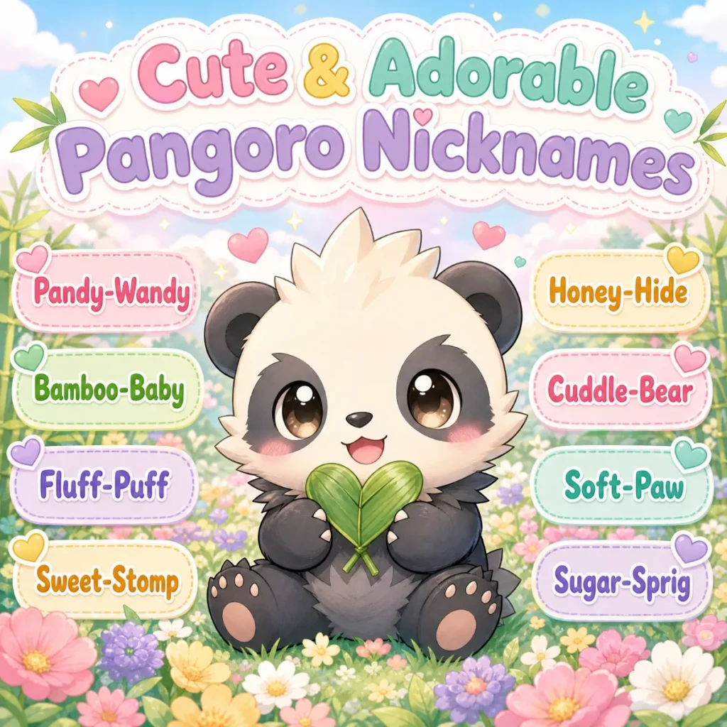 Cute & Adorable Pangoro Nicknames 🥰