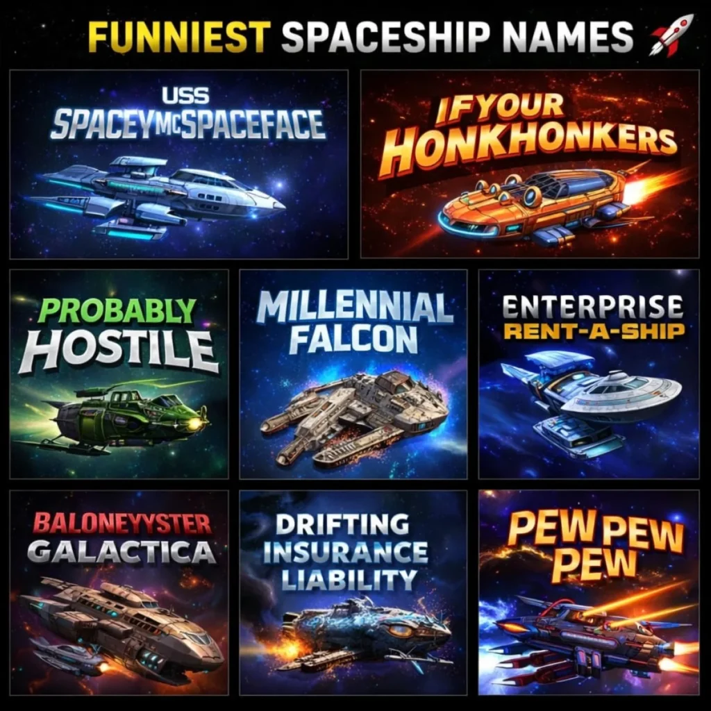 Funniest Spaceship Names 🚀