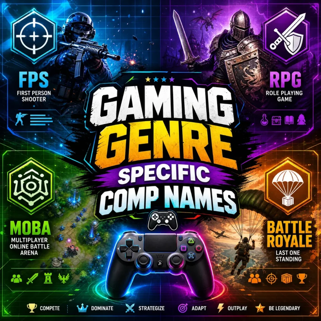 Gaming Genre Specific Comp Names 🎮
