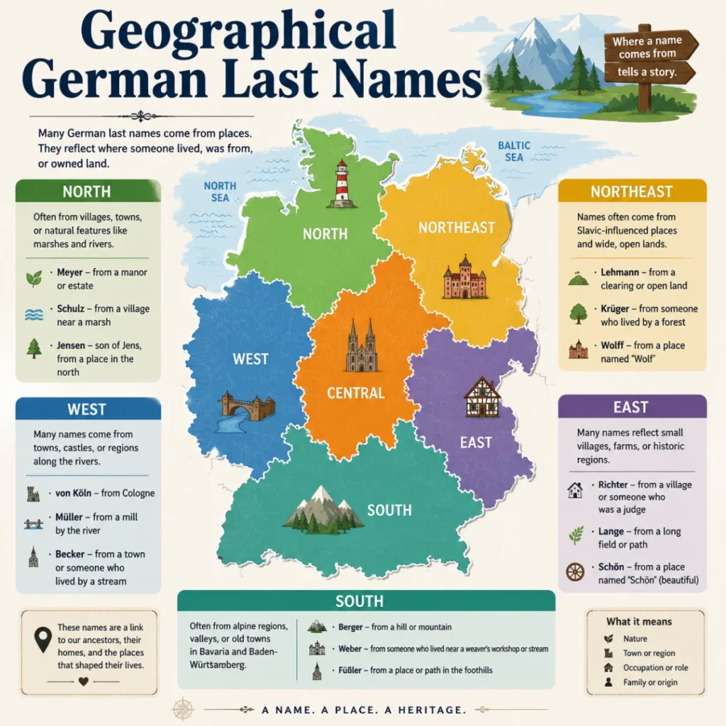 Geographical German Last Names ๐บ๏ธ