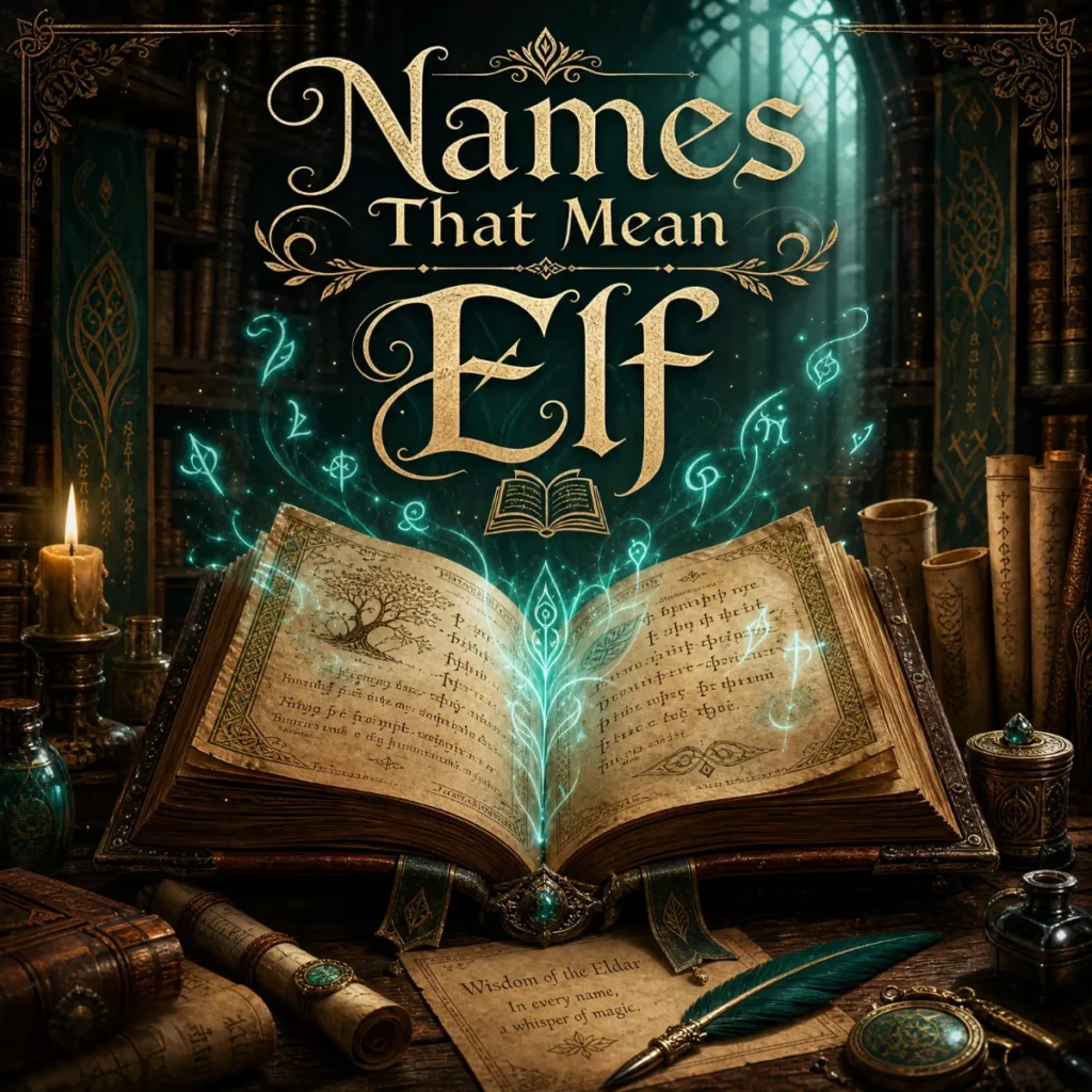 Names That Mean Elf 📖