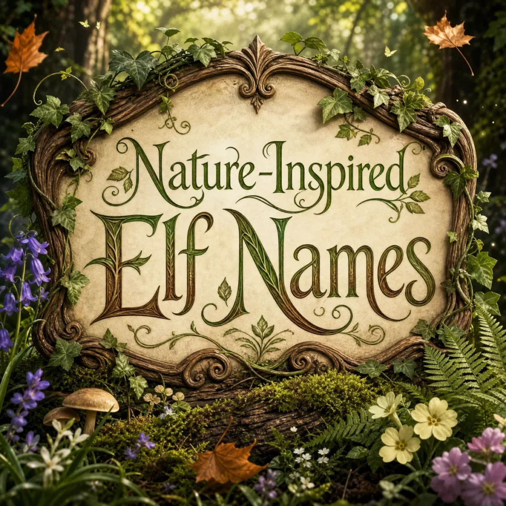 Nature-Inspired Elf Names 🌿