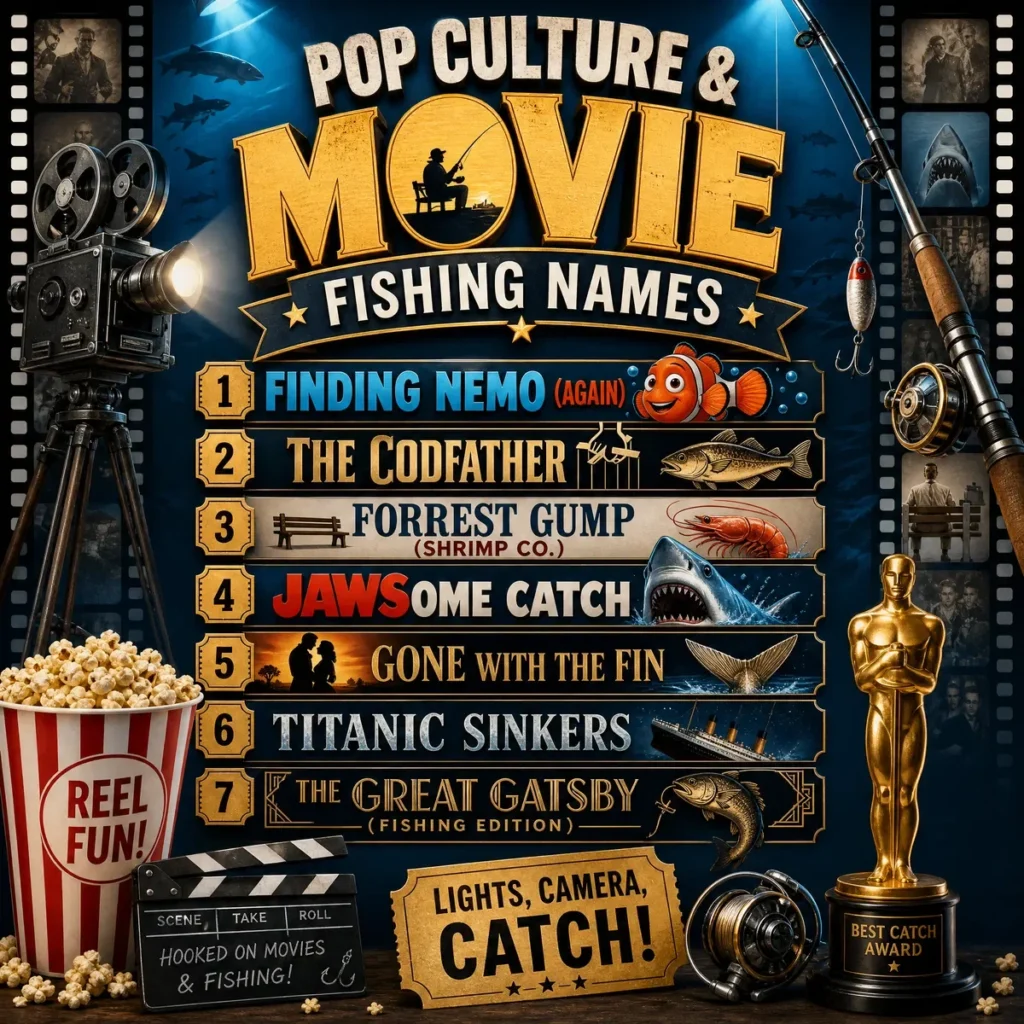 Pop Culture & Movie Fishing Names π¬