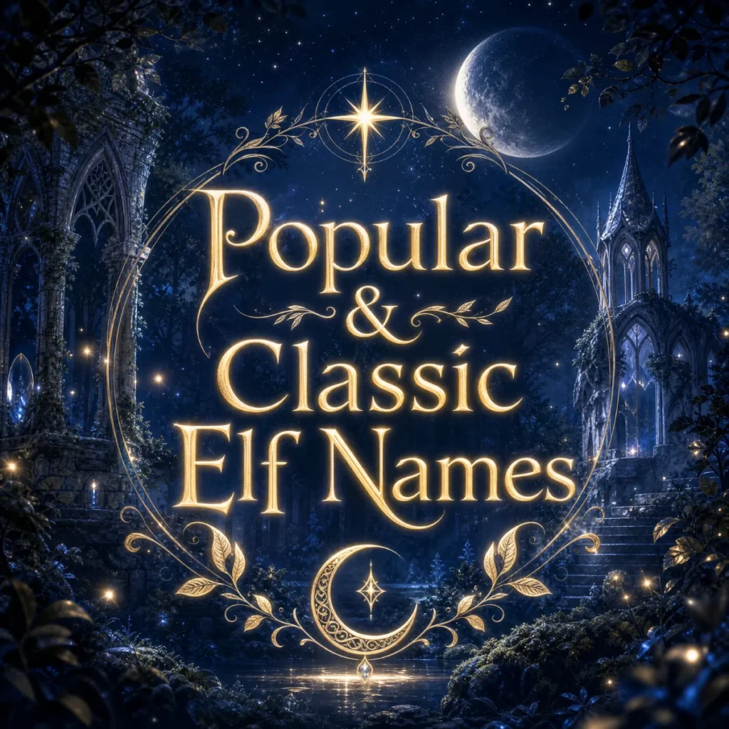Popular & Classic Elf Names ⭐