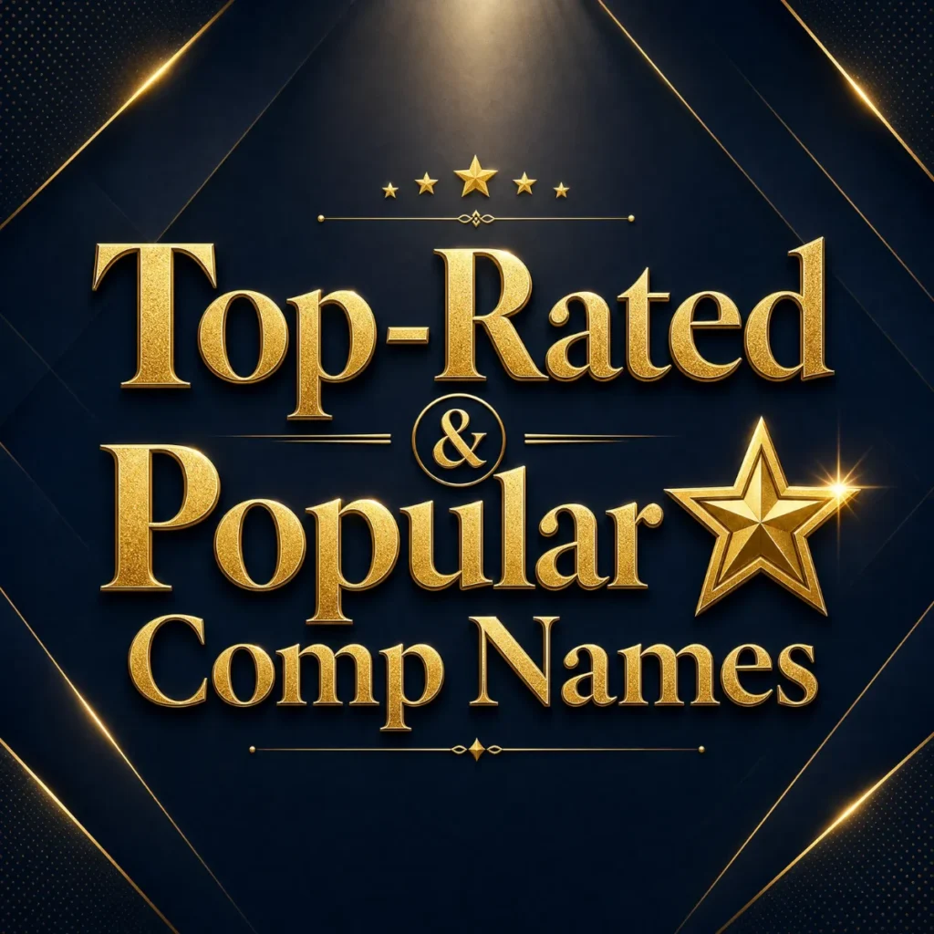 Top-Rated & Popular Comp Names ⭐