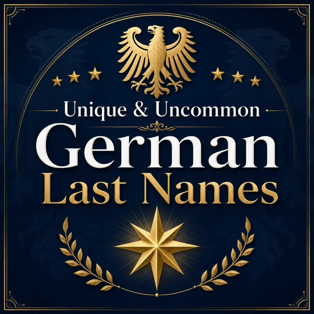 Unique & Uncommon German Last Names 🌟