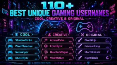 Unique Gaming Usernames