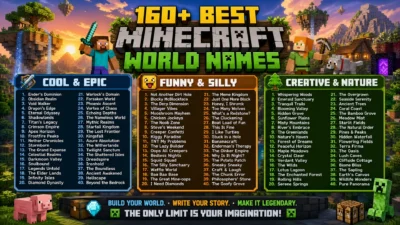 What to Name Minecraft World