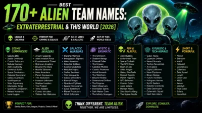 Alien Team Names