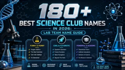 Science Club Names