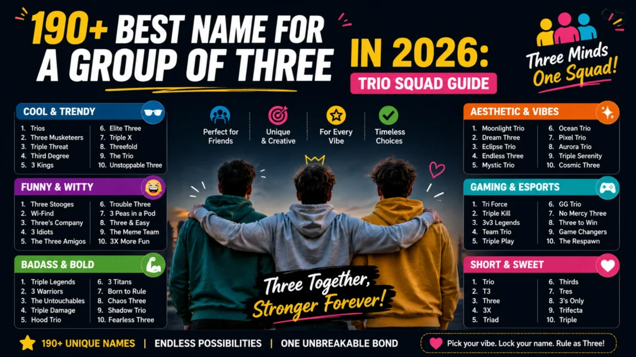 Name for a Group of Three