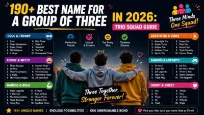 Name for a Group of Three