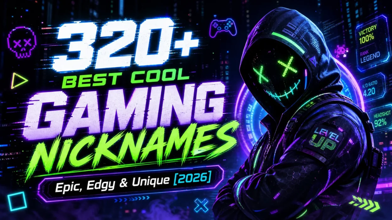 Cool Gaming Nicknames