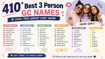 3 Person GC Names