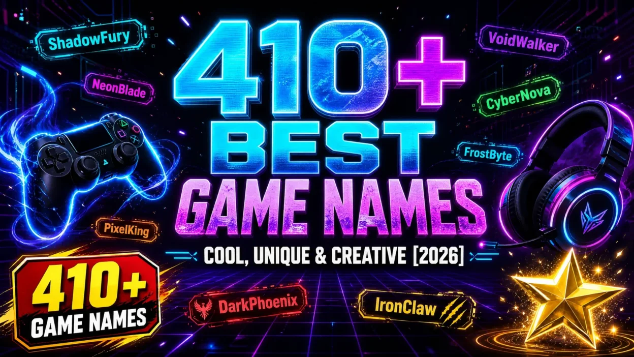 Good Game Names