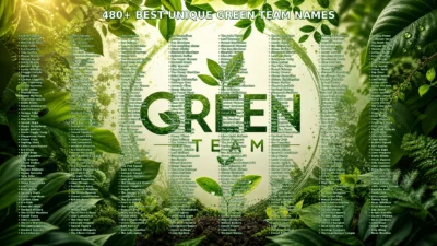 Unique Green Team Names