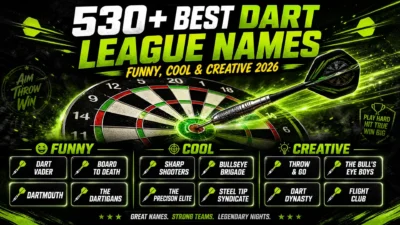 Dart League Names