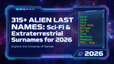 Alien Last Names