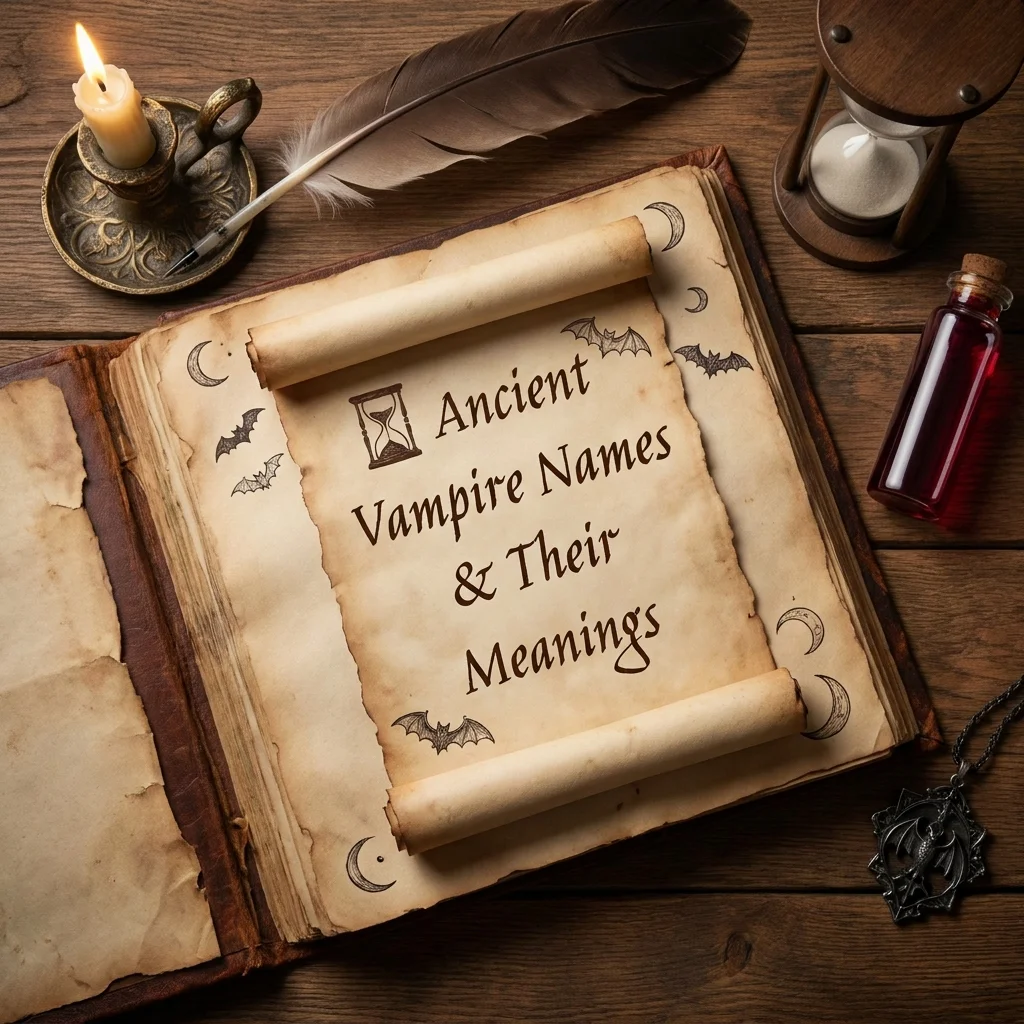 ⏳ Ancient Vampire Names & Their Meanings