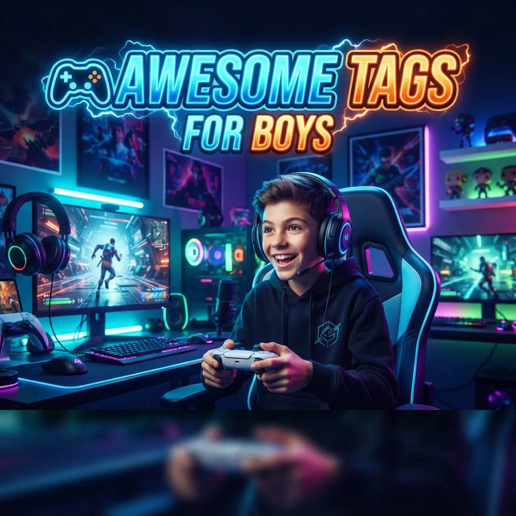 ๐ฎ Awesome Tags for Boys