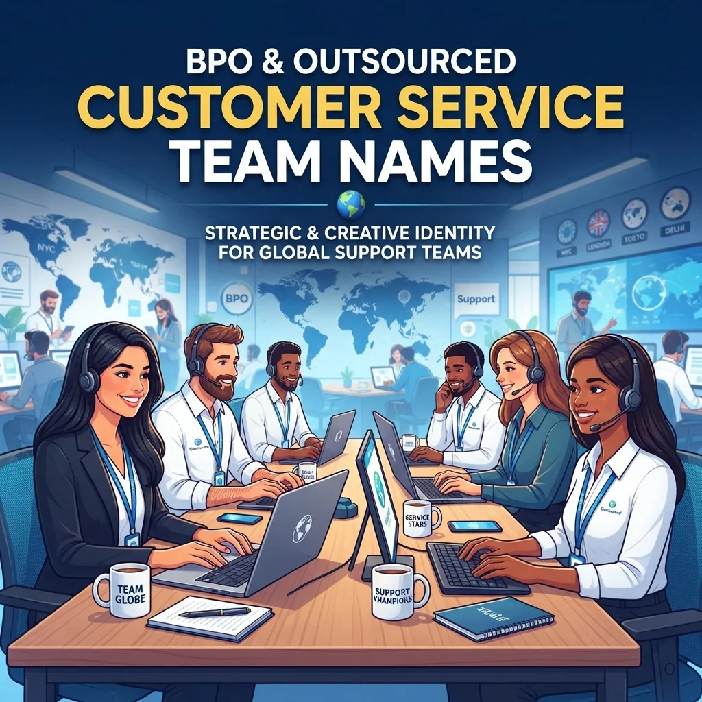 BPO & Outsourced Customer Service Team Names 🌍