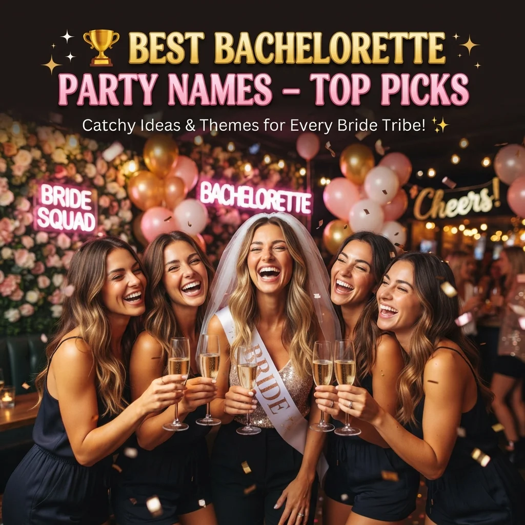 ๐ Best Bachelorette Party Names โ Top Picks