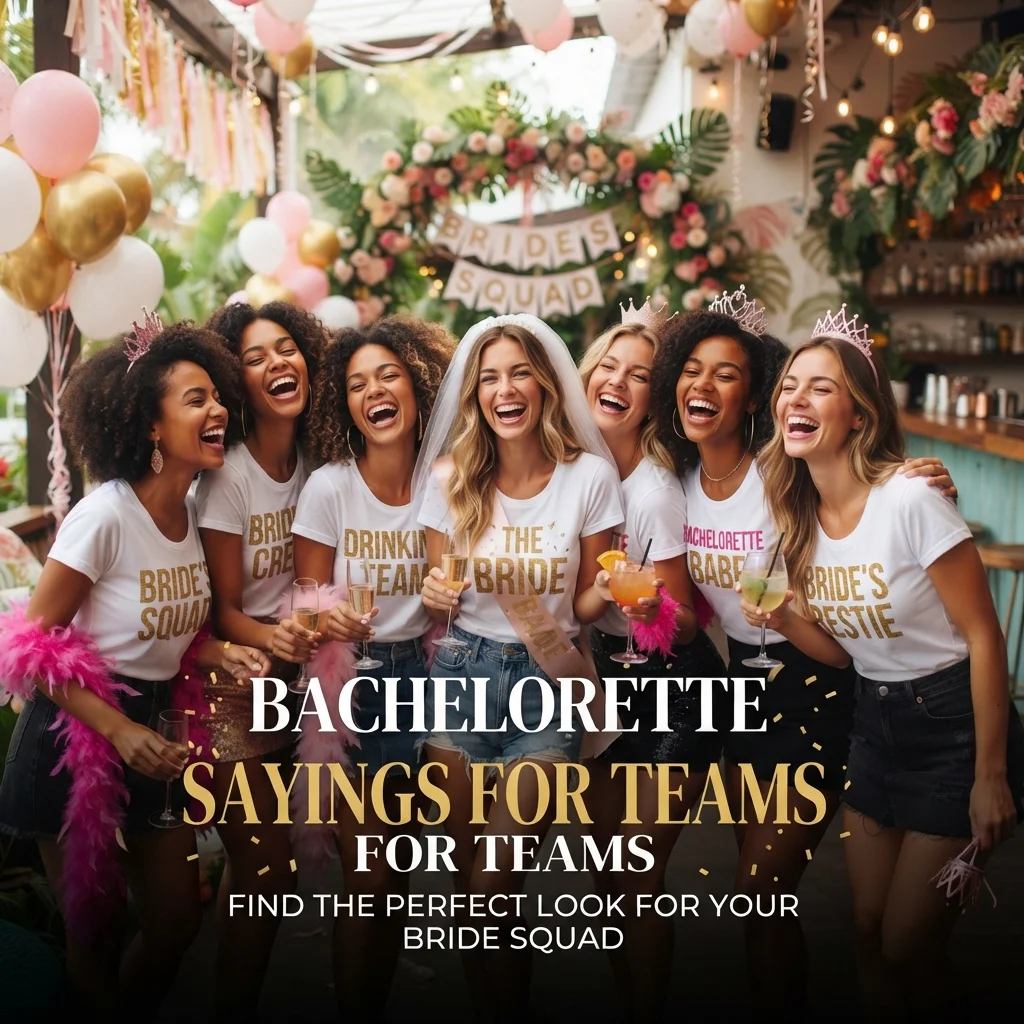 ๐ Bachelorette Shirt Sayings for Teams