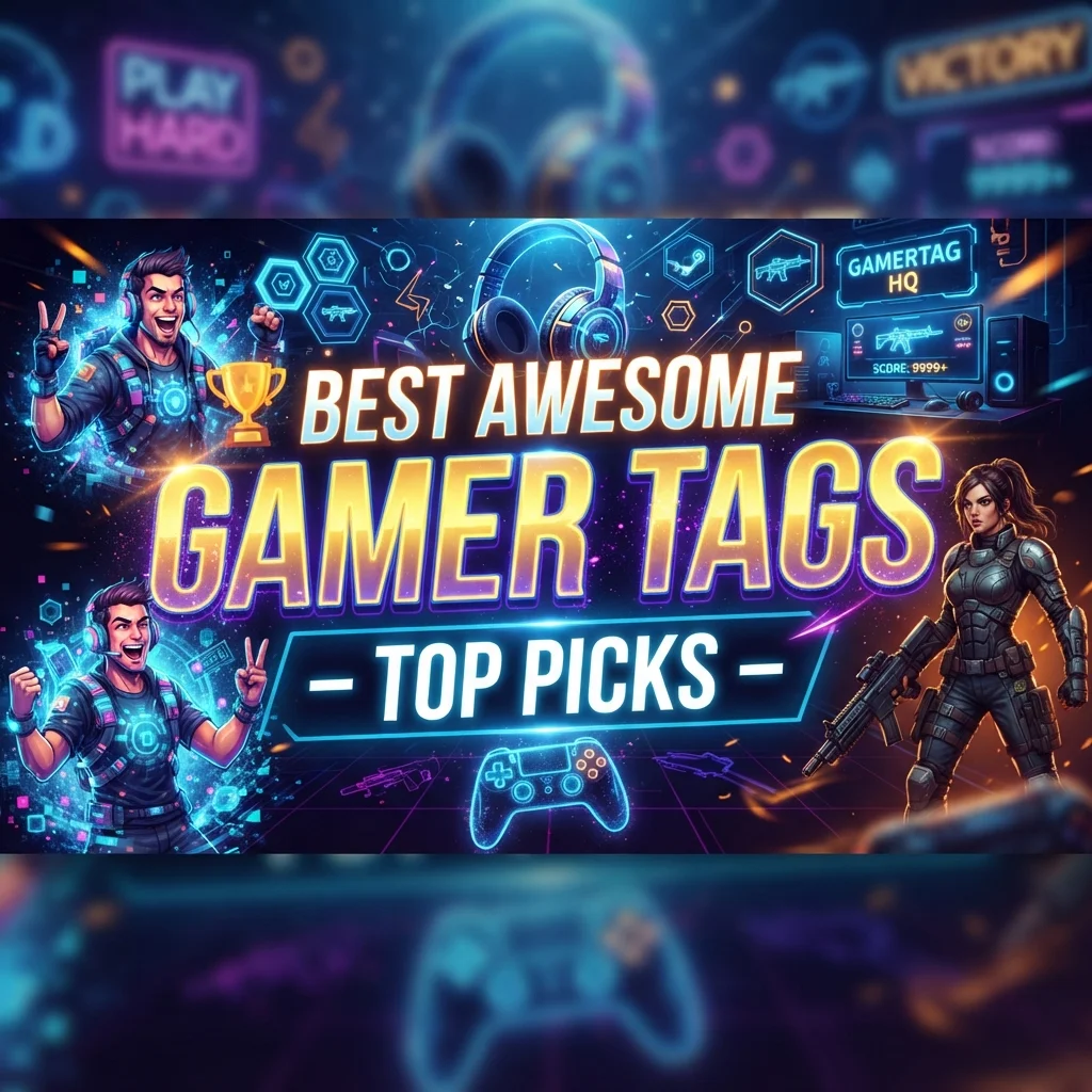๐ Best Awesome Gamer Tags โ Top Picks