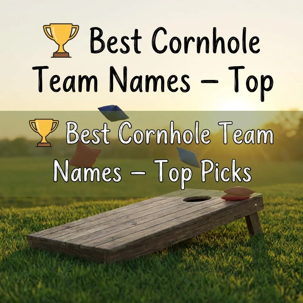 🏆 Best Cornhole Team Names – Top Picks